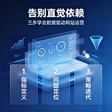 硚口建站-告别直觉依赖：三步学会数据驱动网站运营
