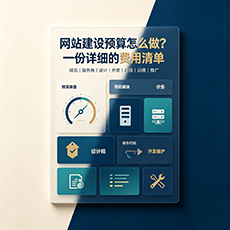 硚口建站-网站建设预算怎么做？一份详细的费用清单