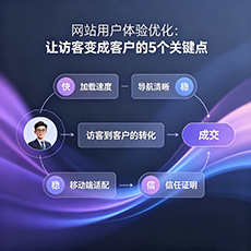 武汉建站-网站用户体验优化：让访客变成客户的5个关键点